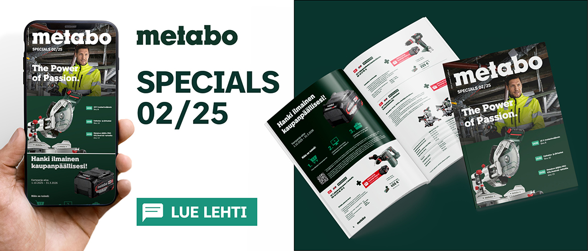 Metabo Specials 02/25 -kampanjalehti